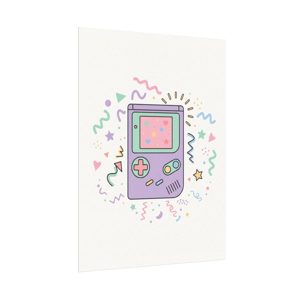 Retro Game Console Matte Poster