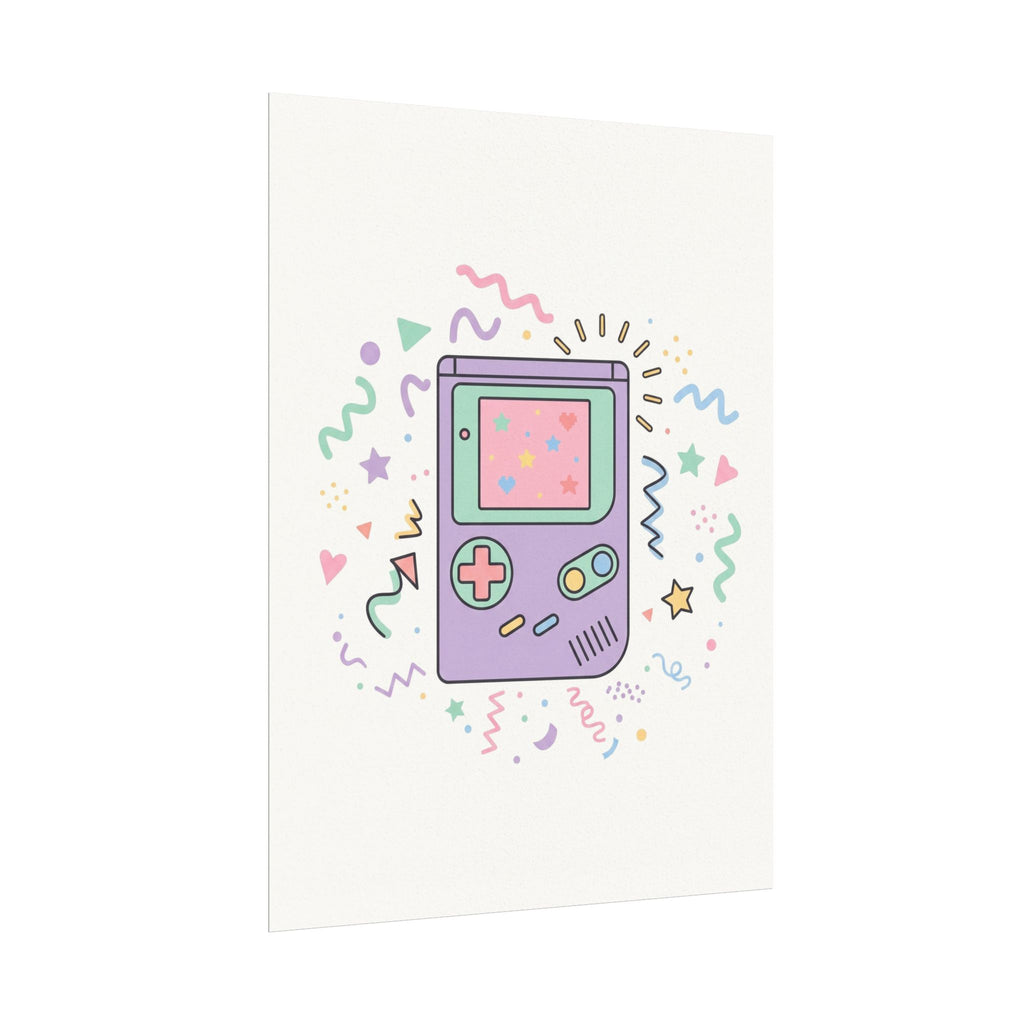 Retro Game Console Matte Poster