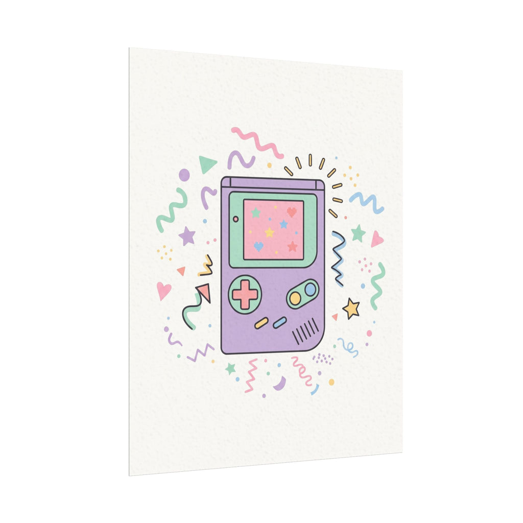 Retro Game Console Matte Poster